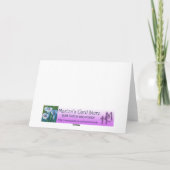 80e anniversaire Voeux Anniversaire Carte (Dos)