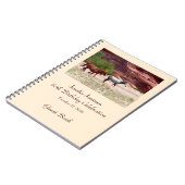 80e Birthday Party Guest Book, Horses in Canyon Notitieboek (Linkerzijde)