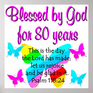 80E BIRTHDAY PRAYER POSTER