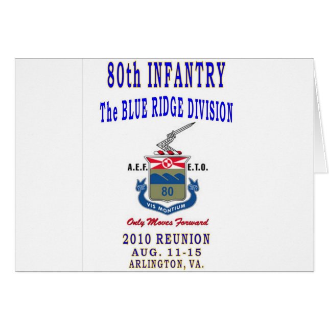 80e DIVISION D'INFANTERIE (Devant horizontal)