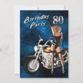 80e fête d'anniversaire Invitation (Devant)