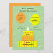 80e Invitation de fête d'anniversaire surprise (Devant / Derrière)