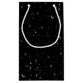 80e jaarsparkler op zwart klein cadeauzakje (Achterkant)