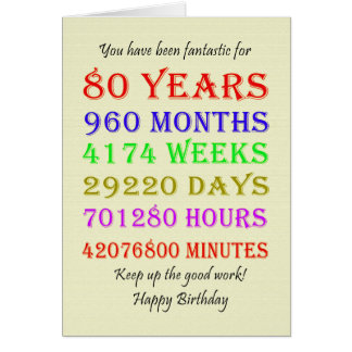 80e jalon de l'anniversaire