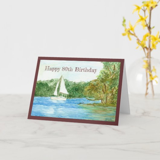 80e Kaart van het dagvaarding (Gele Bloem)