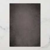 80e  Retro Foto 80e surrogaatdag Folie Uitnodiging (Achterkant)