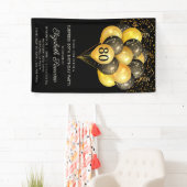 80e surrogaatbruine gouden banner (Insitu)
