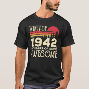 80e verjaardag 1942 80 jaar van de aweso t-shirt