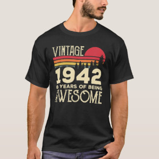 80e verjaardag 1942 80 jaar van de aweso t-shirt