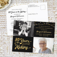 80e verjaardag 80 jaar in de maak 2 foto's