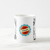 80e verjaardag 80 jaar oude wijn Personaliseren Koffiemok (Center)