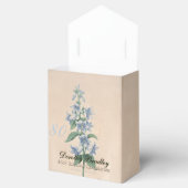 80e verjaardag Botanische Campanula Dank je wel gu Bedankdoosjes (Geopend)
