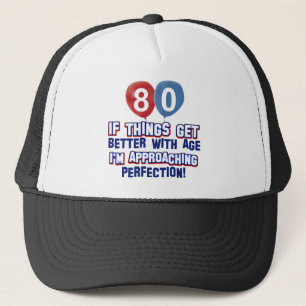 80e verjaardag design trucker pet