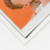 80e verjaardag familie foto template groot fleece deken (Hoek)