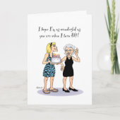 80e verjaardag grootmoeder kaart (Voorkant)