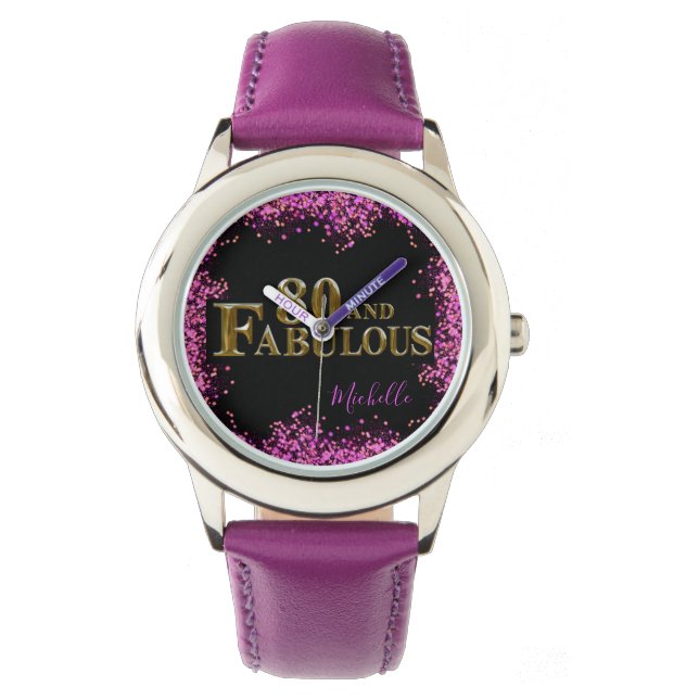 80e verjaardag horloge (Voorkant)