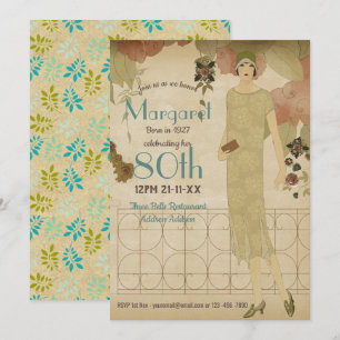 80e verjaardag  jaren 1930 Nodig EEG-NIVEAU 80 Kaart