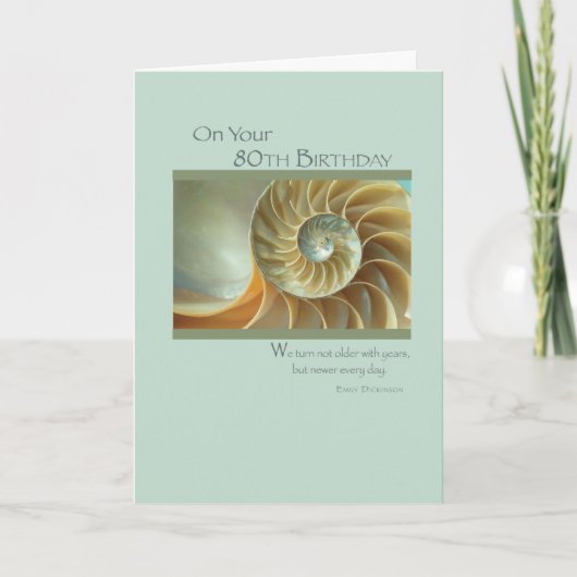 80e verjaardag kaart (Voorkant)