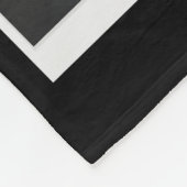 80e verjaardag Mam Foto Collage Sjabloon Black Fleece Deken (Hoek)