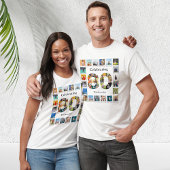 80e verjaardag Ontwerp je eigen fotocollage T-shirt