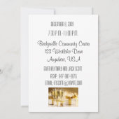 80e verjaardag Persoonlijke uitnodiging (Achterkant)