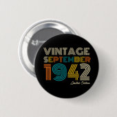 80e verjaardag  september 1942 Limited Edtn. Ronde Button 5,7 Cm (Voorkant /achterkant)