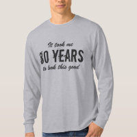80e verjaardag shirt voor mannen | Het duurde 80 j