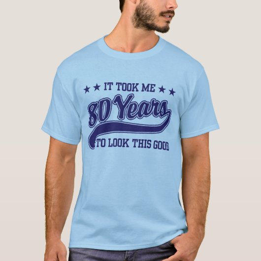 80e verjaardag t-shirt (Voorkant)