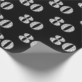 80e verjaardag tekst cadeaupapier (Hoek)