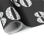 80e verjaardag tekst cadeaupapier (Rol Hoek)