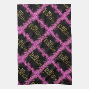 80e verjaardag theedoek