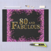 80e verjaardag tissuepapier (Craft)