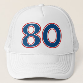 80e verjaardag trucker pet