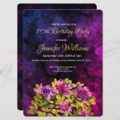 80e verjaardag uitnodiging (Voorkant / Achterkant)