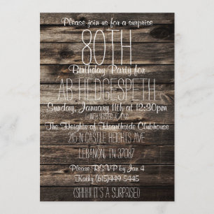 80e verjaardag uitnodiging