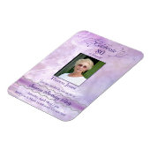 80e verjaardag uitnodiging foto magneten (Linkerzijde)