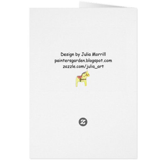 80e verjaardag van de geboortekaart (Achterkant)