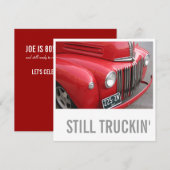 80e verjaardag van de uitnodiging voor hem (Voorkant / Achterkant)