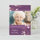 80e verjaardag van uitnodigingen van de Partij van (Staand voorkant)