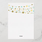 80e verrassing verjaardagsfeestje uitnodiging eleg (Achterkant)