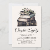 80e | Victoriaans Boek Verjaardag Kaart (Voorkant)