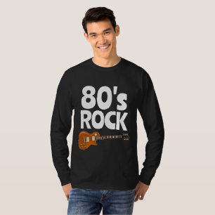 80s 1980s ROCK BLACK T-SHIRTS TEE - SHIRTS