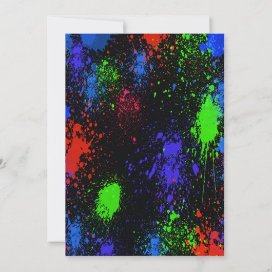 80s 80 Glow Party Invitation (Dos)