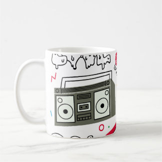 80's 90's Doodle collectie. Koffiemok