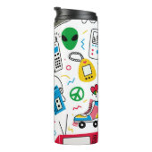  80's 90's Doodle collectie. Thermosbeker (Geroteerd rechts)