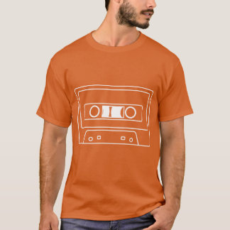 80s 90s Feestkostuum Vintage Cassettebandje Muziek T-shirt