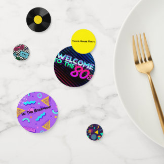 80's, 90's Party Theme Confetti