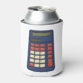 80's 90's Rekenmachine Wiskunde School Nostalgie Blikjeskoeler (Blikje Voorkant)