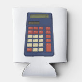 80's 90's Rekenmachine Wiskunde School Nostalgie Blikjeskoeler (Achterkant)