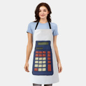 80's 90's Rekenmachine Wiskunde School Nostalgie Schort (Gedragen)